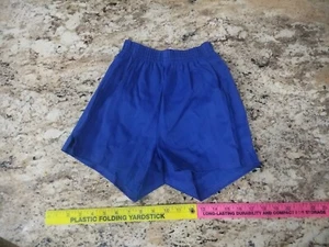 Vintage Deadstock Velva Sheen años 70/80/90? Pantalones cortos de gimnasio talla pequeña azul bañera #7 - Imagen 1 de 4