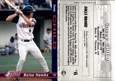 Casey Child 1998 Grandstand Boise Hawks #NNO Card *AutographDen*