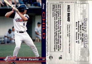 Casey Child 1998 Grandstand Boise Hawks #NNO Card *AutographDen*