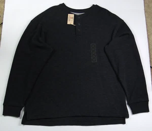 Camisa térmica 1/4 abotonada gris oscuro Red Head Brand Co para hombre nueva con etiquetas talla L R10-12 - Imagen 1 de 4