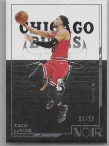 2021-22 Noir Icon Edition- Zach LaVine /99 Chicago Bulls!