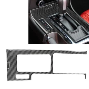 2Pcs Carbon Fiber Interior Gear Shift Panel Trim Cover For Ford Mustang 2009-13 - Picture 1 of 6