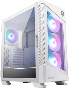 MSI MPG Velox 100R Mid-Tower Case, White - Picture 1 of 7