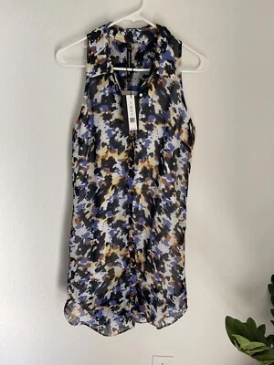 Vestido W118 BY WALTER BAKER Floral Cuello Talla Mediana Nuevo con Etiquetas Foto 1 de 4