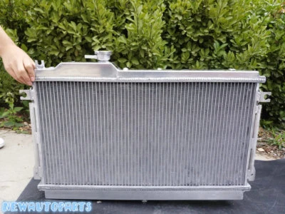 Radiador de alumínio completo para 1990-1997 Mazda Miata MX5 MX-5 MT 91 92 93 94 95 96 - Imagem 1 de 4
