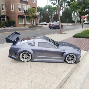 200mm 1/10 Custom Paint HPI MUSTANG 4Tec-2 Drift FZ02 DC10 MST TT02 Body Only - Picture 1 of 9