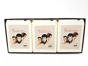 Memories of Elvis A Lasting Tribute, 3 8 Track Cassette Box Set, DMS 3-0347, GR8 - Picture 1 of 9