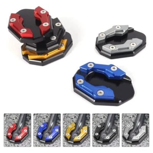 Universal Motorcycle Foot Support Pad Bike Kickstand Extender Outdoors - Picture 1 of 15