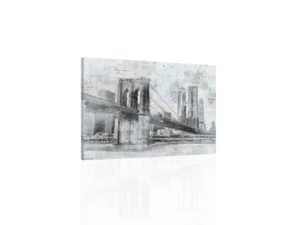 Brooklyn Bridge Sketch - CANVAS or PRINT WALL ART - Picture 1 of 2