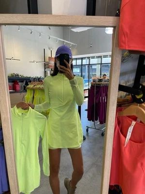 Brand new！Lululemon women long sleeve tennis dress！size 6 - Image 1 of 4