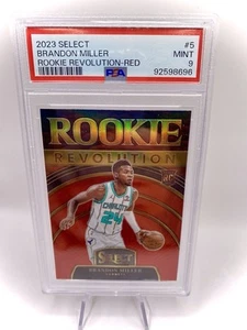 2023-24 Panini Select - Rookie Revolution RED Brandon Miller #5 (RC) PSA 9 - Picture 1 of 2