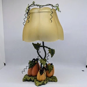 Home interior tea light fall pumpkin harvest decor lamp Autumn Halloween Crow - Picture 1 of 16