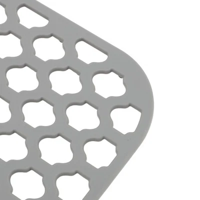 Sink Protector Skeletonized Heat Resistant Slim Kitchen Sink Mat For Restaurant - Image 1 of 4