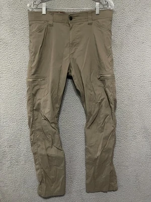 Pantalones Wrangler Talla 33 x 30 Gris Carga Senderismo Aire Libre Adulto Nylon Foto 1 de 4
