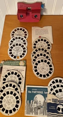Carretes de colección GAF View-Master con Lone Ranger, Partridge Family y Mother Goose Foto 1 de 4