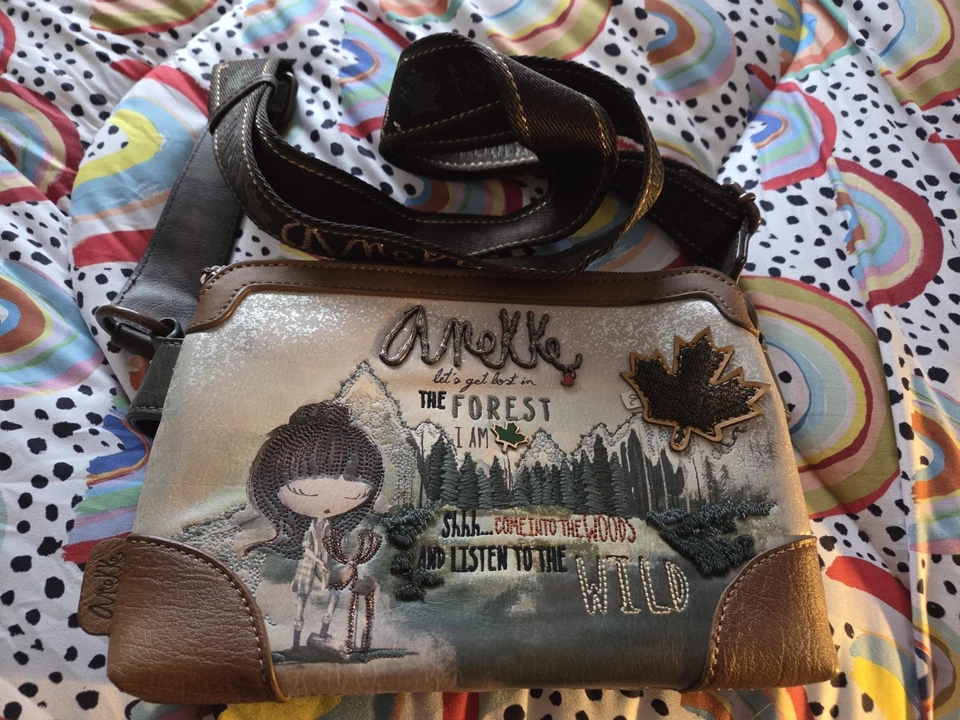 Borsa donna Anekke piccola 2 scomparti, nuova con sacchetto antipolvere - Immagine 1 di 4