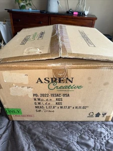 Aspen Creative 58326 UNO Costruzione Transizionale Rigido Tamburo Lampada Paralume 17" - Foto 1 di 10