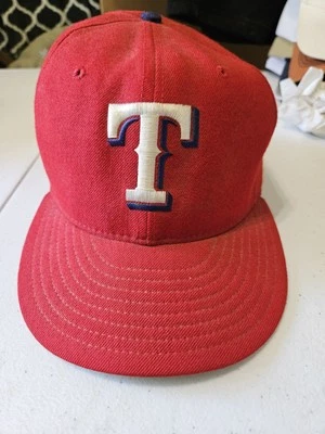 Vintage 90s Texas Rangers New Era Pro Model Diamond Collection 100% Wool Hat MLB - Image 1 of 4
