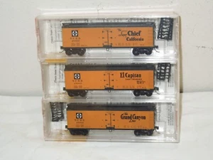 N Micro Trains #47242 40' Reefer 3-Pack System Map with Slogans LNIB - Picture 1 of 3