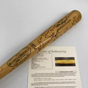 1972 New York Mets Team Signed Game Issued Bat Willie Mays Tom Seaver JSA COA - Picture 1 of 15