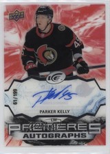2021-22 Upper Deck Ice Premieres /199 Parker Kelly #IPA-PK Rookie Auto RC