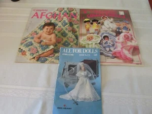 "DOLL CROCHET CLOTHES & AFGHAN PATTERN BOOKS"" - Picture 1 of 1