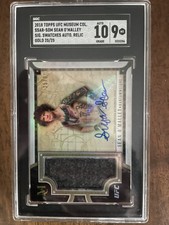 2018 Topps Museum UFC SEAN O’MALLEY Rookie Auto  Relic 25/25 ssp Gold Sgc 9