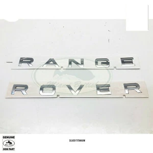 LAND ROVER HOOD DECAL STICKER "RANGE ROVER" 13-17 LR088862 LR066696 GENUINE - Picture 1 of 2