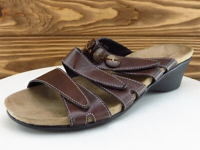 Nicole Size 11 Sandal Slide Brown Synthetic Women M Andes - Image 1 of 4