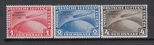 Germany - Graf Zeppelin Chicago World Exhibition (MNH Reprint Full Set) 1933 - Picture 1 of 1