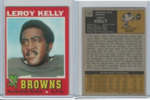 1971 Topps Football, #157 Leroy Kelly, Cleveland Browns - Picture 1 of 1