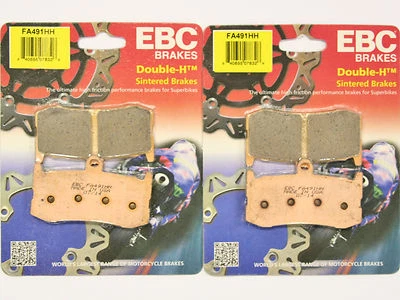 EBC HH Front Brake Pads 09 10 11 12 Triumph Daytona 675 FA491HH - Изображение 1 из 2