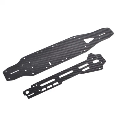 1/10 RC Carbon Fiber Chassis Set Für Tamiya TA03F pro Carbon Deck Upgrade Parts - Bild 1 von 4
