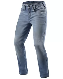 JEANS MOTO REV'IT PISTON BLU CORDURA DENIM ELASTICIZZATO TG 38 (52) - Foto 1 di 2