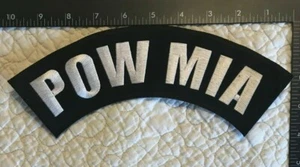 POW-MIA GIACCA ROCKER PATCH (USAF, USMC, USN, US ARMY, USCG) - Foto 1 di 2