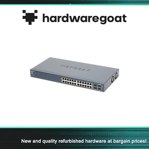 Conmutador inteligente Netgear GS724TS 24 puertos Gigabit + montajes en rack.0 - Imagen 1 de 1