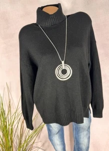 NEU Rollkragen PULLOVER  Italy  BASIC warm butterweich SCHWARZ 38 40 42 - Bild 1 von 6