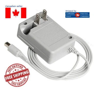 REPLACEMENT AC ADAPTER WALL CHARGER FOR NINTENDO DSI / 2DS / 3DS / DSI XL - Image 1 of 4