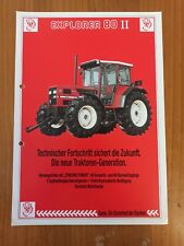 Prospekt SAME EXPLORER 80   Broschüre Werbung Traktor Schlepper