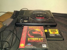 SEGA GENESIS Original 1601 16-BIT Console. 2 Games
