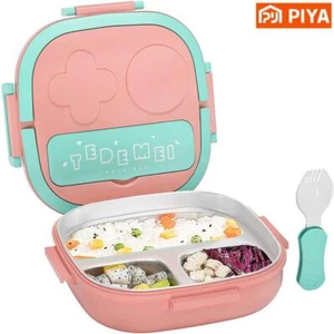 Contenitore Pranzo Isolante Ciotola Portatile Plastica Multicolore Moderno Facile Pulizia - Foto 1 di 26