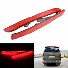 2Pcs LED Rear Bumper Reflector Stop Light Red Lens Fit VW T5 Transporter 2012-16