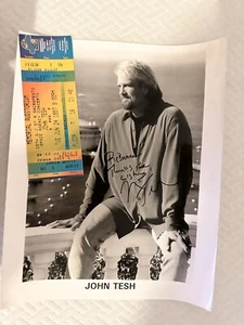 John Tesh Autographed. CONCERT TICKET - Picture 1 of 6