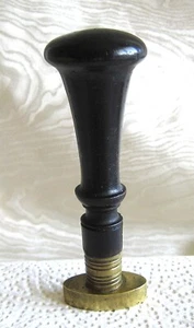 ANTIKES Siegel - Petschaft - Messing - Holzgriff - Bild 1 von 8