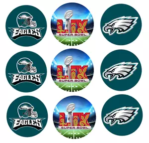 Super Bowl 2025 Philadelphia Eagles Essbare Bildaufleger - Bild 1 von 1