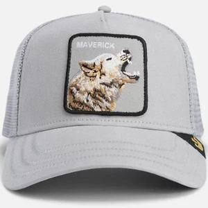 Goorin Animal Trucker Baseball Snapback Hat Cap Howling in Harmony Maverick Wolf - Picture 1 of 5