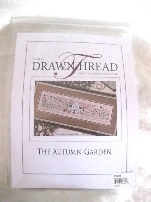 The Drawn Thread  The AUTUMN GARDEN Chart Counted Cross Stitch Pattern NEW - Image 1 of 3