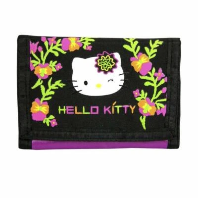 Hello Kitty Cartera Plegable Con Moneda Compartimento - Imagen 1 de 2