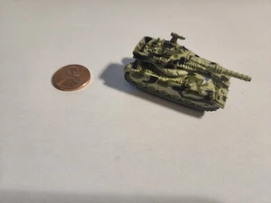 Micro Machines MILITARY G.I. Joe Merkava MK3 Tank Green Camo Blue Shield Symbol - Picture 1 of 4