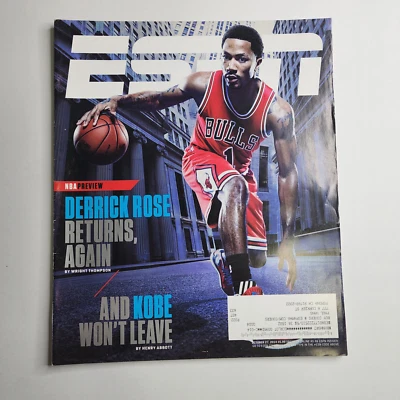 ESPN Magazine- Derrick Rose Cover October 27, 2014- Kobe Bryant Feature - Image 1 of 2